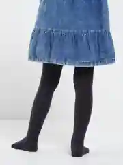 Угольный колготки школьные для девочки