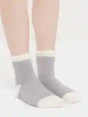 Карамельный носки мохровые мягкие длинные