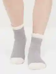Карамельный носки мохровые мягкие длинные