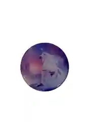 Бежевый попсокет - подставка для телефона, popsocket (единороги)