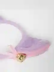 Фиолетовый ободок с ушками, кошачьи ушки