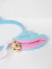 Белый ободок с ушками, кошачьи ушки