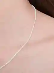 Цепочка на шею, Чокер серебряный