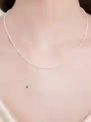Цепочка на шею, Чокер серебряный