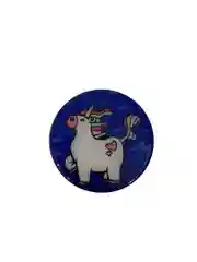 Коричневый попсокет - подставка для телефона, popsocket (единороги)