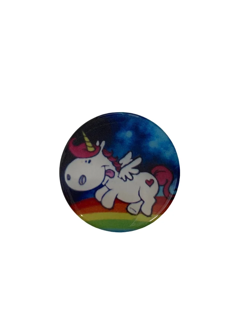 Белый попсокет - подставка для телефона, popsocket (единороги)