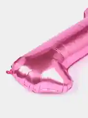 Розовый воздушный шар "Цифры", 3 размера, 10 цветов