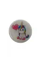Серебряный попсокет - подставка для телефона, popsocket (единороги)
