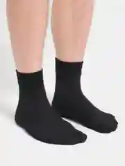 Черный носки унисекс средней длины