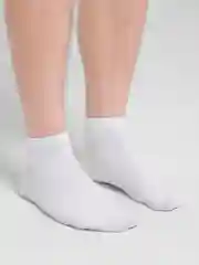Белый носки короткие без шва