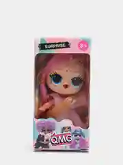 Тёмно-розовый кукла "OMG"