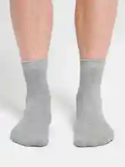 Серебряный носки мужские, натуральные
