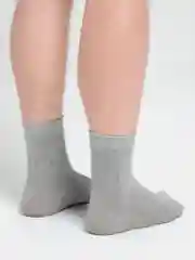 Серебряный носки мужские, натуральные