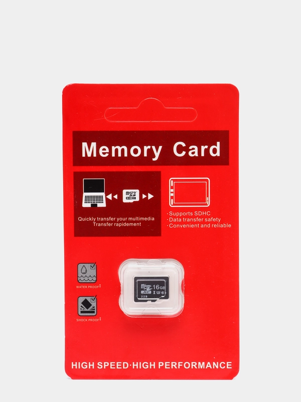 Карта памяти microSD 8/16/32/64/128 GB, Class10