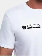 Футболка белая "Команда Путина", унисекс