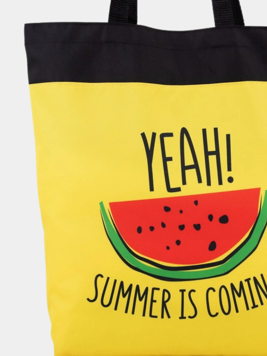 Сумка шопер для пляжа, бассейна тканевая с принтом Summer