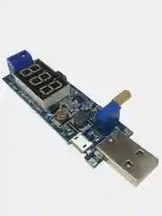 Повышающий/понижающий DC-DC вход USB 5В выход 1,2-24В с LED дисплеем и регул. до 3W