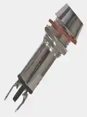 12В Индикатор световой контрольная лампа светодиод в корпусе L-615-G 12V зеленый (8мм)