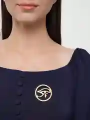 Золотой брошь женская