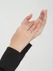 Кольцо с цирконом, серебристый цвет