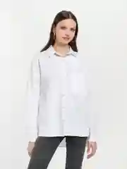 Белый рубашка белая, льняная