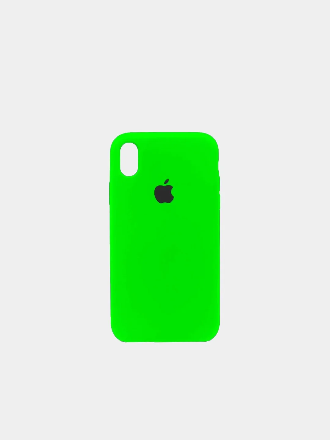 Салатовый чехол силиконовый для iPhone X, XR, XS, 12 цветов