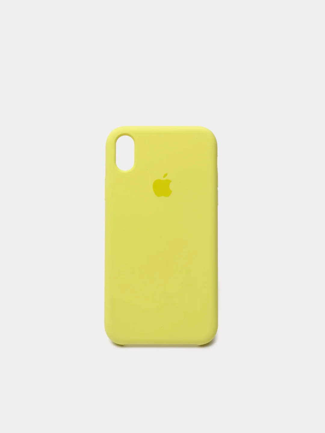 Желтый чехол силиконовый для iPhone X, XR, XS, 12 цветов