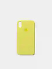 Желтый чехол силиконовый для iPhone X, XR, XS, 12 цветов