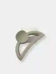 Серый большая заколка-краб для волос, 9 см