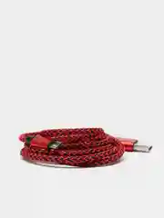 Красный кабель USB - microUsb для Зарядки и Передачи данных