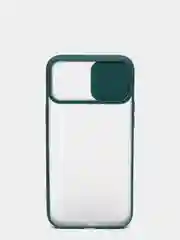 Зеленый чехол с защитой камеры для iPhone 12  PRO MAX (Матовый Чехол)