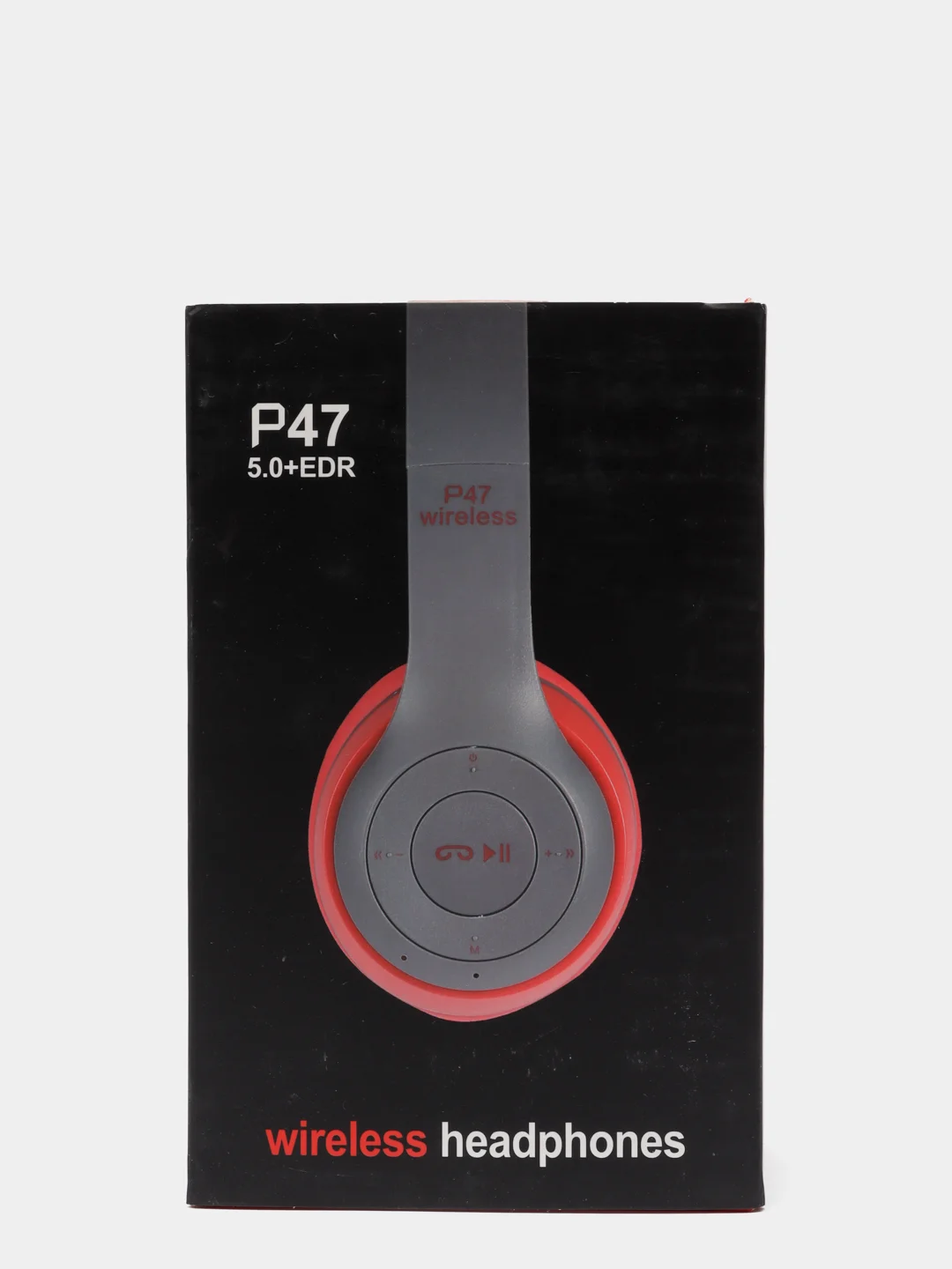 Красный беспроводные блютуз наушники P47 Wireless