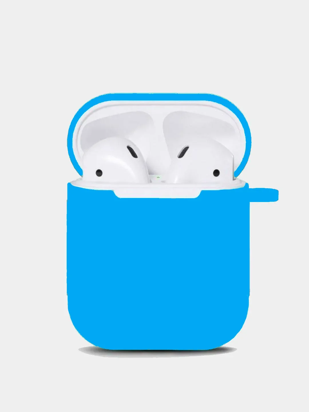Голубой чехол для наушников AirPods 1, 2, TWS i9s, i10, i12, i13, i14, i15, i100