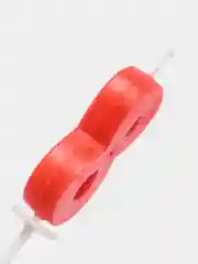 Красный свечи в форме цифры