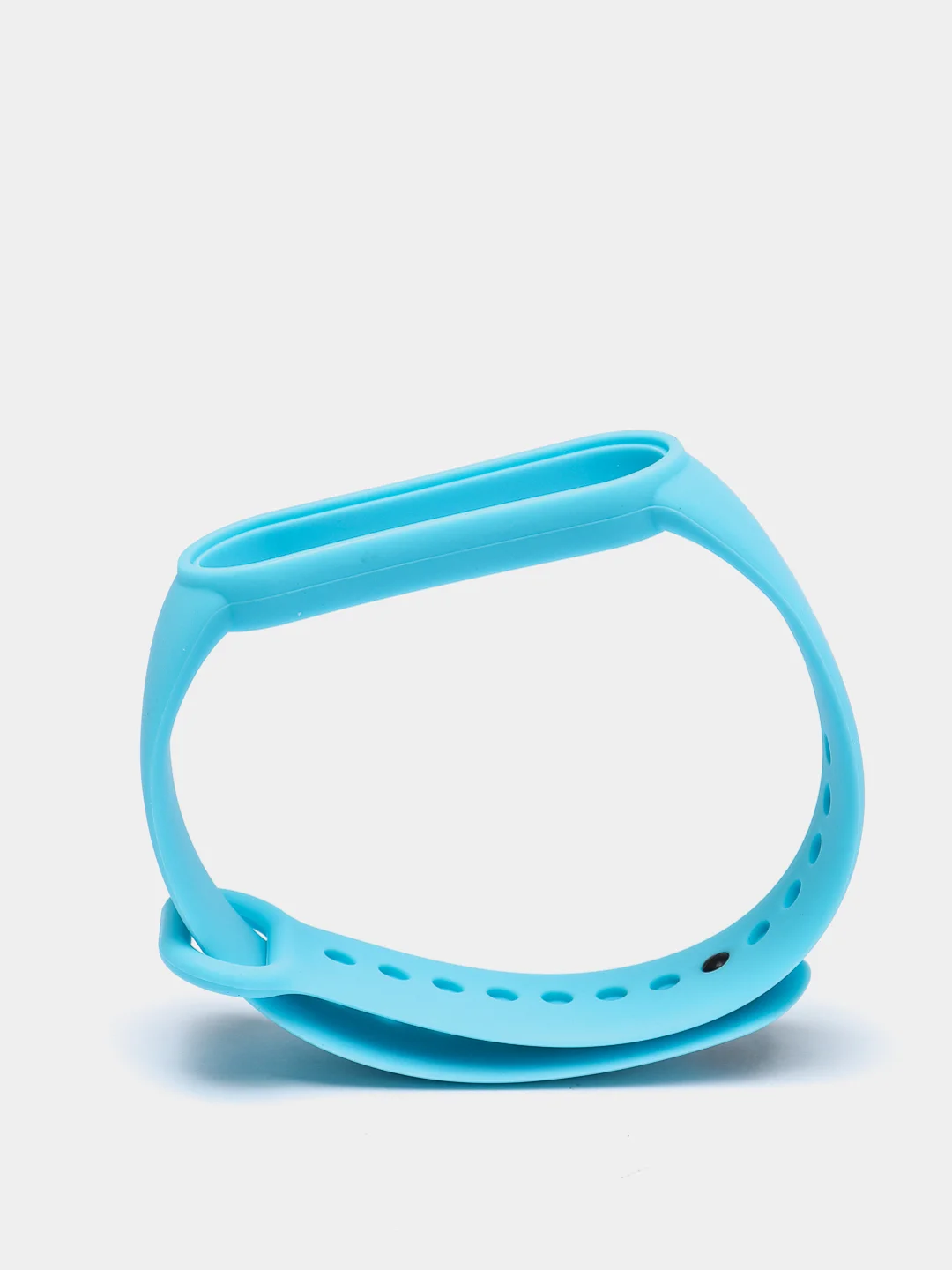 Голубой силиконовый ремешок Xiaomi Mi Band 5, 6 / Ремешок для фитнес браслета Xiaomi Mi Band 5,6