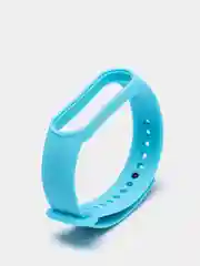 Голубой силиконовый ремешок Xiaomi Mi Band 5, 6 / Ремешок для фитнес браслета Xiaomi Mi Band 5,6