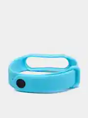 Голубой силиконовый ремешок Xiaomi Mi Band 5, 6 / Ремешок для фитнес браслета Xiaomi Mi Band 5,6