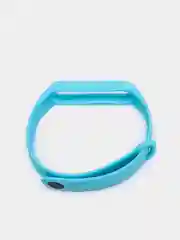 Голубой силиконовый ремешок Xiaomi Mi Band 5, 6 / Ремешок для фитнес браслета Xiaomi Mi Band 5,6