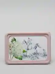 Пудровый прямоугольный контейнер "Toile de jouy"