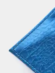 Лазурный обложка для паспорта из натуральной кожи