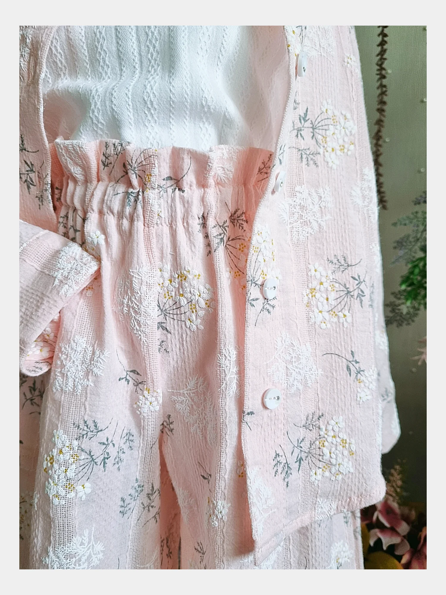 Белый костюм Silinda для девочки, батист