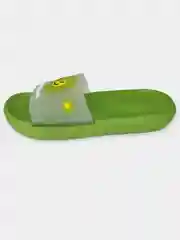 Зеленый женские шлёпанцы