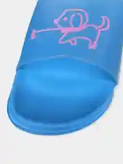 Синий женские шлепанцы