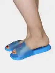 Синий женские шлепанцы