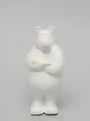 Медный гипсовая фигурка для раскрашивания "Мишка и девочка"