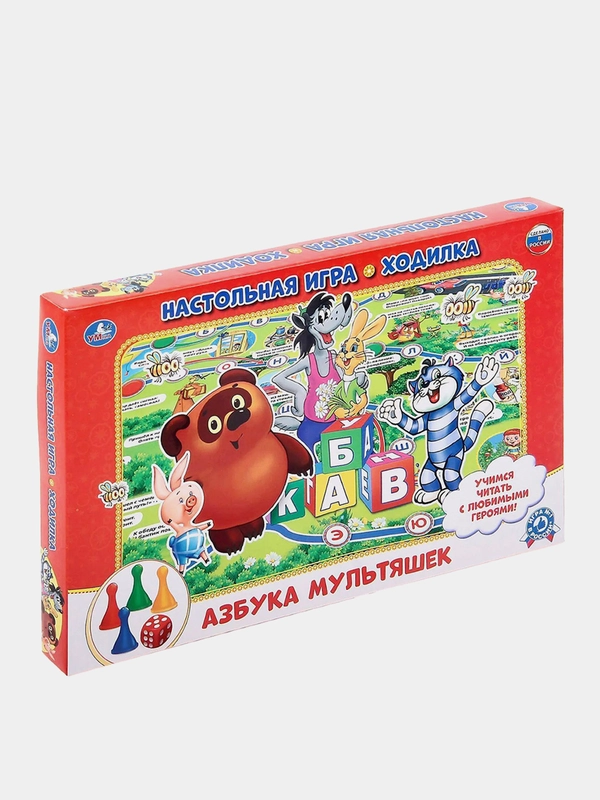 Настольная игра "Азбука Мультяшек"