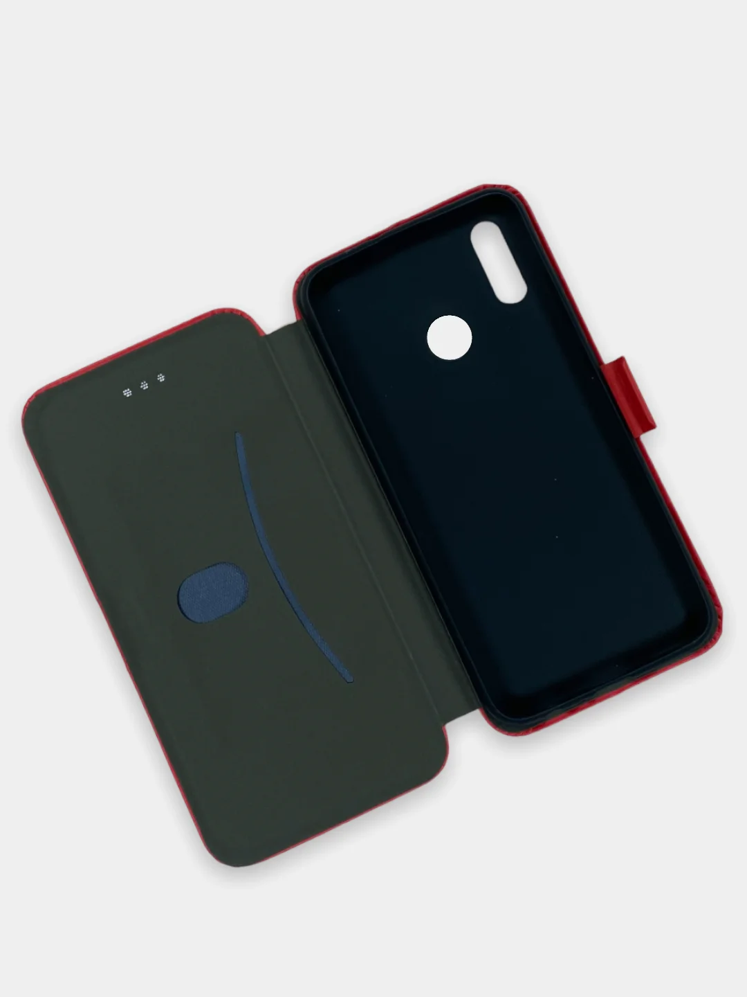 Алый чехол-книжка Huawei Honor 10 Lite/P Smart 2019 (Хуавей Хонор 10 Лайт, П Смарт 2019)