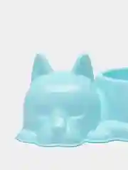 Голубой миска для кошек, фигурная, 0,5 л