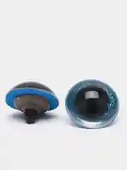 Голубой глиттерные глазки для игрушек