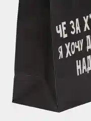 Пакет подарочный "Хочу другую надпись", 22 х 22 х 11 см